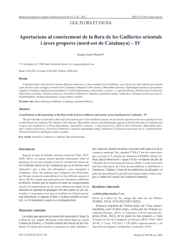 Portada_Aportacions_Guilleries_orientals_IV_BICHN